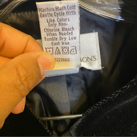 Drapers & Damon’s Vintage Floral Embellished Blazer Jacket Gold/Black Size XL - Picture 9 of 9